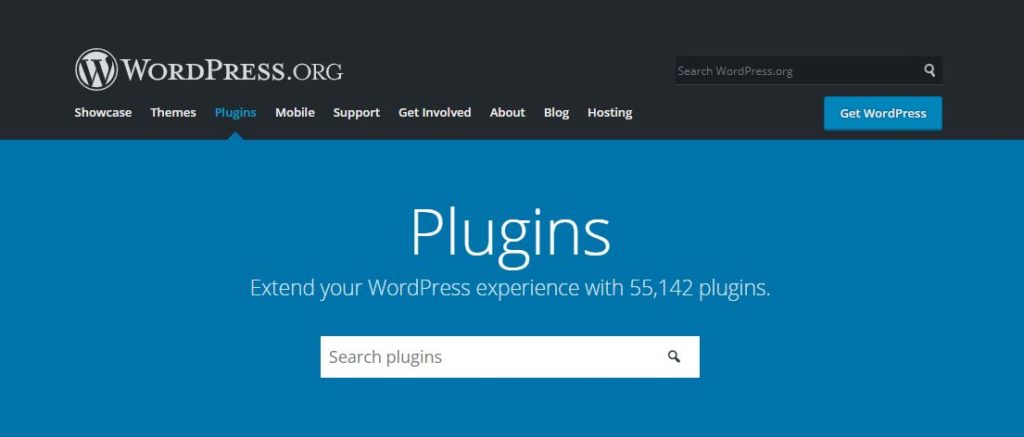 WordPress plugins website