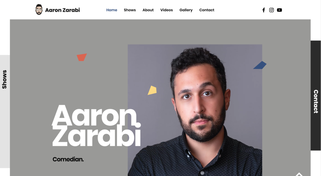 Aaron Zarabi website