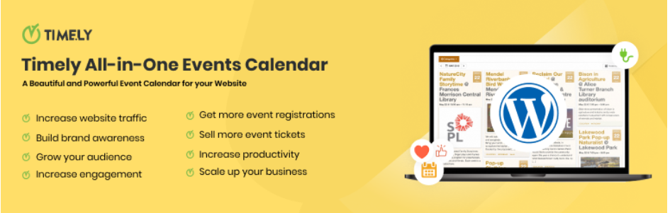 Timely All-in-One Events Calendar 